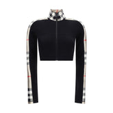 Burberry Black Elastane Sweatshirt
